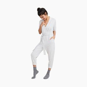 HATCH COLLECTION The Nurse-To-Errands Jumpsuit //sz1 Oat Melange